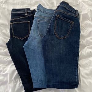 3 pair of size 0 jeans!!